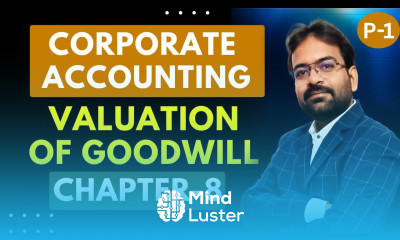 Valuation of Goodwill Corporate Accounting BCOM Semester CWG for BCOM