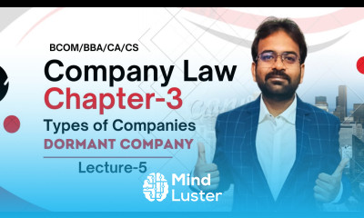 Dormant Company Company Law Chapter 3 Types of Companies part 5