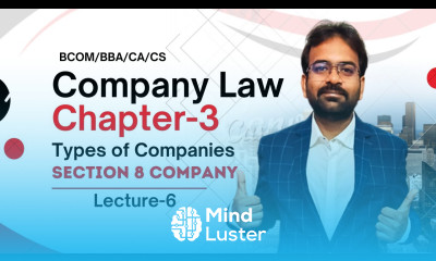 Section 8 Company Company law chapter 3 Types of Company