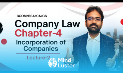 Promoters Company Law Chapter 4 Incorporation of Companies CWG for BCOM