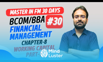 Working Capital Management Part 3 Financial Management Chapter 8 CWG for BCOM