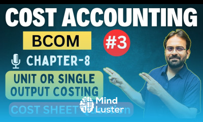 Cost Sheet Part 3 Numerical Question Cost Accounting Chapter 8 CWG for BCom