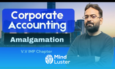 Amalgamation of Companies Corporate Accounting BCom BBA CA