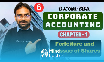 Corporate Accounting Chapter 1 Part 6 Forfeiture and Reissue of Shares