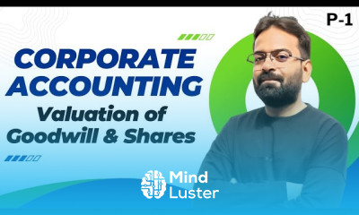 Valuation of Goodwill and Shares Corporate Accounting BCom BBA