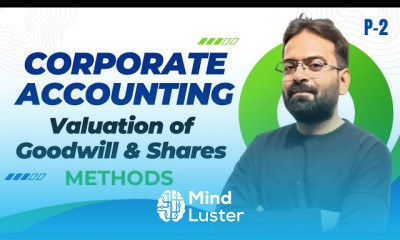 Valuation of Goodwill and Shares part 2 Corporate Accounting BCom BBA
