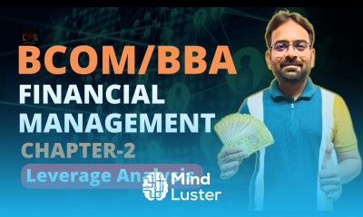 Financial Management Chapter 2 Leverage Analysis Bcom BBA