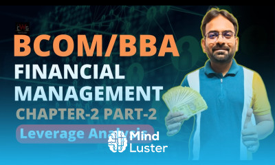 Financial Management Chapter 2 Leverage Analysis Numerical Problem Bcom BBA