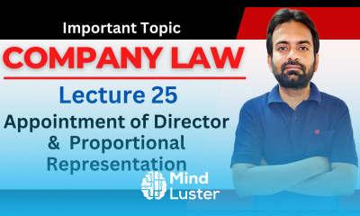 Company law lecture 25 Company law lectures for Bcom BBA LLB CA CS CMA