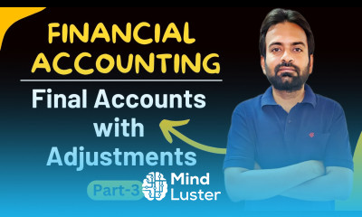 Provision for doubtful debts account Final accounts with adjustments Part 3