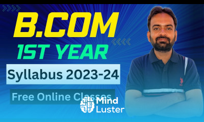 Bcom 1st year syllabus 2023 24 A Comprehensive Overview Bcom Online Classes