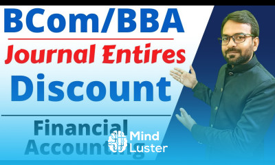 Part 3 Journal entries accounting Discount Concept Financial Accounting