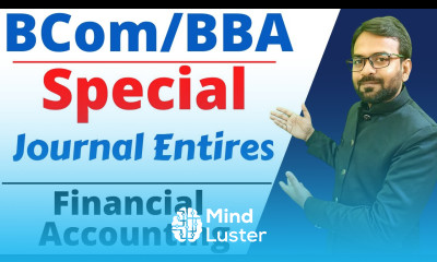 Part 4 Journal entries accounting Special Jounral Entires Financial Accounting