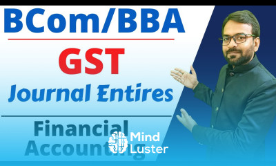 GST journal entry accounting gst concept in hindi Financial Accounting