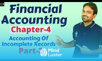 Accounting from incomplete records fybcom Final Accounts Numerical Question Solution