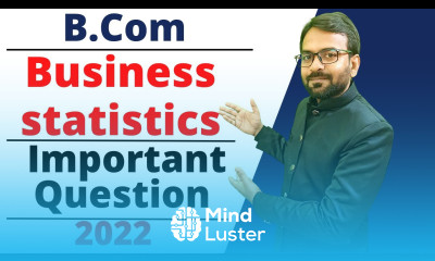 Business statistics important questions B com Important question B com paper