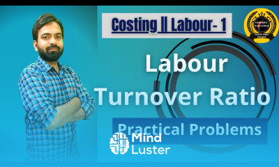 Labour Turnover Ratio Costing Labour 1st Cost Accounting for B com BBA CA CS Cost Accounting