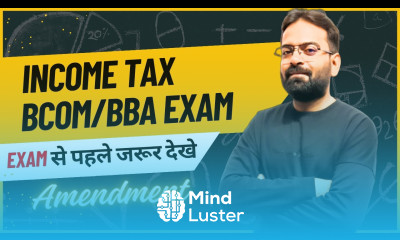 Income Tax Exam 2023 Important Video Slab rate for A Y 2023 24 Income Tax Bcom