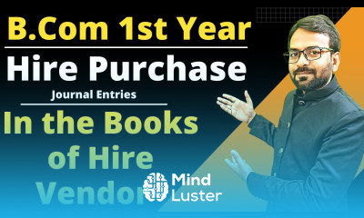 hire purchase system bcom 1st year hire vendor journal entries hire purchase accounting