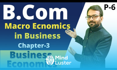 Business Economics Chapter 3 B Com 1st Year Role of Macro economics in Business