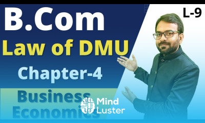 Law of diminishing marginal utility Business Economics B Com 1st year