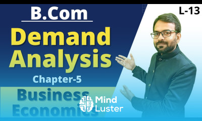 Demand Analysis Business Economics B com 1st year