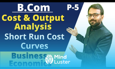 Short run cost curves Cost and Output Analysis Business Economics