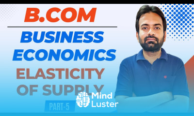 Supply part 5 Elasticity of supply Business economics
