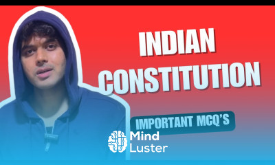 Indian Constitution Important MCQs BBA 2nd Semester