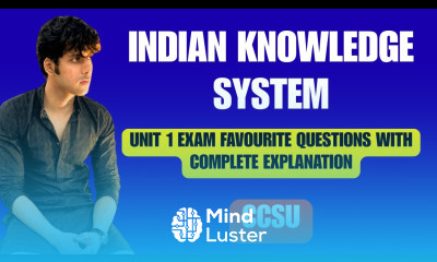 Indian Knowledge System for BBA 1st Semester Unit 1 Explained Important Questions