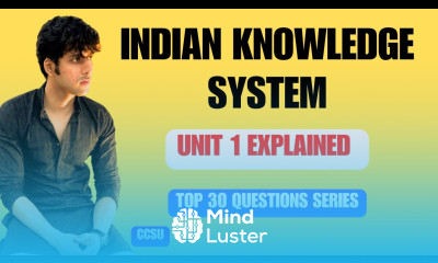 Indian Knowledge System Unit 1 Explained BBA 1st Semester CCSU