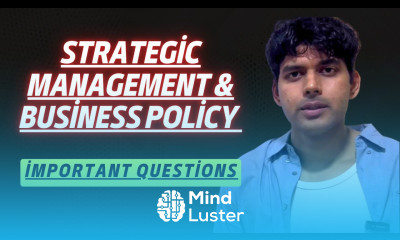 Strategic Management and Business Policy For BBA 6th Semester Important Questions
