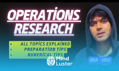 Operations Research For BBA 6th Semester All Topics Explained In One Video