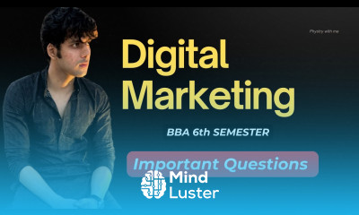 Digital Marketing Important Questions BBA 6th Semester Day before Exam