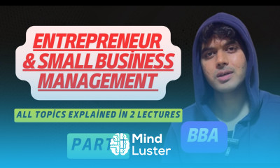 Entrepreneurship and Small Business Management For BBA 4th semester ￼ All Topics Explained