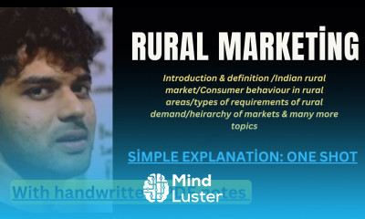 Rural Marketing Full Syllabus Covered In One Video For BBA B Com And Other Management Courses