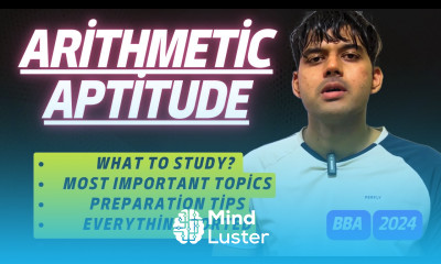 Arithmetic Aptitude For BBA 5th Sem Syllabus Content And Preparation Tips For All Universities