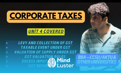 Corporate Taxes Direct and Indirect Tax for BBA 5th Semester Unit 4 Explained