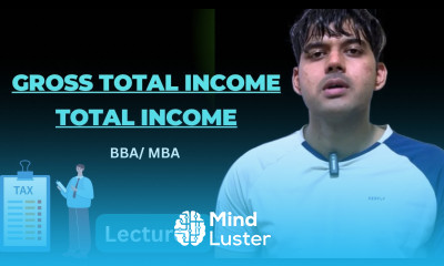 Gross Total Income Total Income Corporate Taxes Direct and Indirect Tax BBA MBA