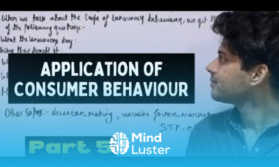 Application of Consumer Behaviour For All Universities BBA MBA