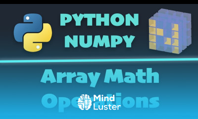 Learn Python NumPy 3 Array Math Operations