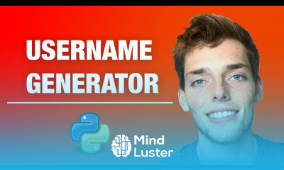 Build a Random Username Generator with Python Programming 5 Minute Python Scripts