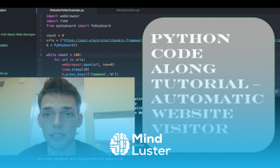 5 Minute Python Scripts Website Auto Visitor Full Code along walkthrough