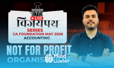 Not for profit organisation Important Questions RTP MTP PYQs Day 8 Accounting May 2026