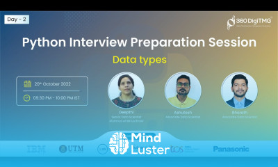 Python Interview Preparation Session Data Types Day 2 360DigiTMG