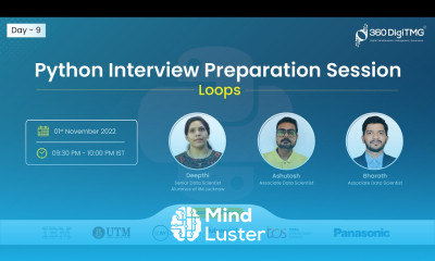 Python Interview Preparation Session Loops Day 9 360DigiTMG