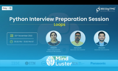 Python Interview Preparation Session Loops Day 10 360DigiTMG