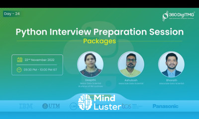 Python Interview Preparation Session Packages Day 24 360DigiTMG