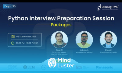 Python Interview Preparation Session Packages Day 35 360DigiTMG