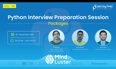 Python Interview Preparation Session Packages Day 40 360DigiTMG